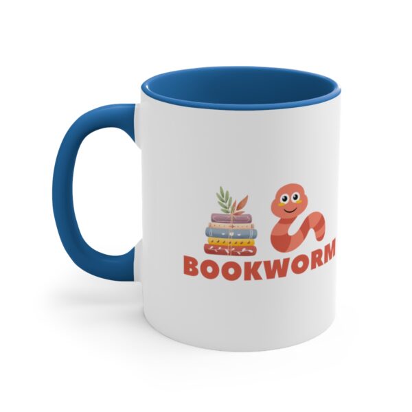 Bookworm Graphic Accent Coffee Mug, 11oz Various Colors - Image 14