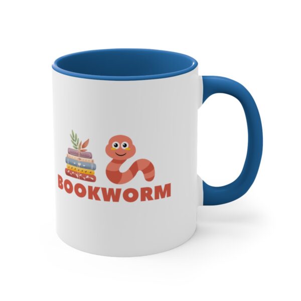 Bookworm Graphic Accent Coffee Mug, 11oz Various Colors - Image 15
