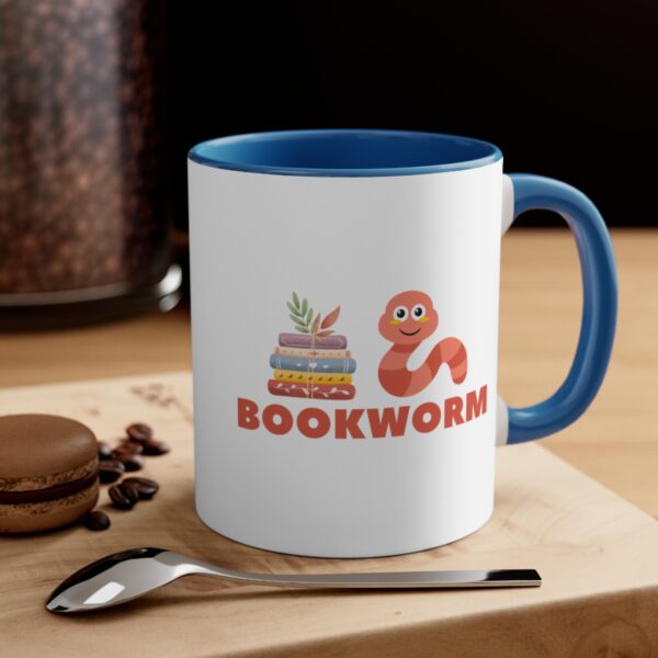 Bookworm Graphic Accent Coffee Mug, 11oz Various Colors - Image 16