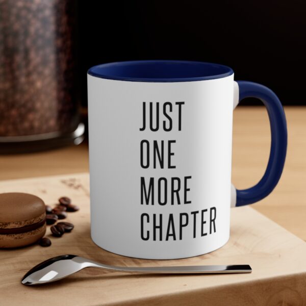 "Just One More Chapter" Accent Coffee Mug, 11oz - Image 12