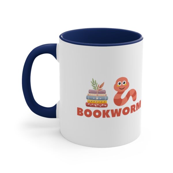 Bookworm Graphic Accent Coffee Mug, 11oz Various Colors - Image 10