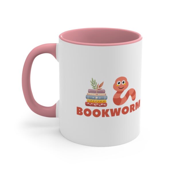 Bookworm Graphic Accent Coffee Mug, 11oz Various Colors - Image 18