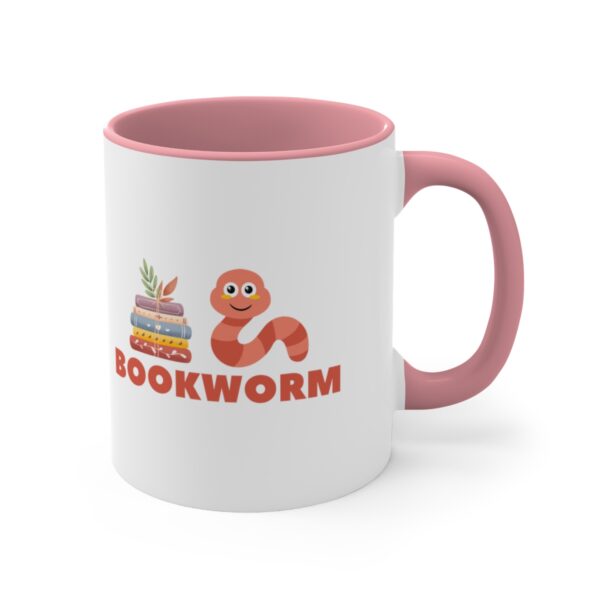 Bookworm Graphic Accent Coffee Mug, 11oz Various Colors - Image 19