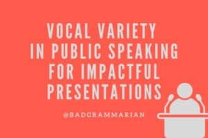 Vocal Variety in Public Speaking Blog Banner