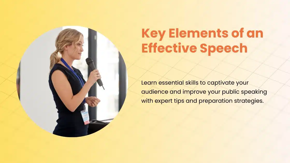 Key Elements of an Effective Speech