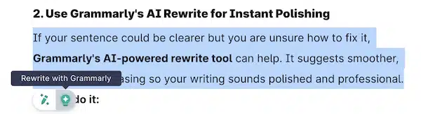 grammarly hacks AI rewriting tool