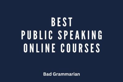 Best Public Speaking Courses